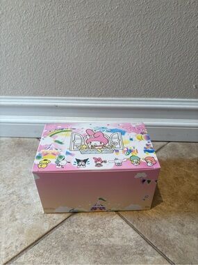 Case of Sanrio Characters blind boxes.